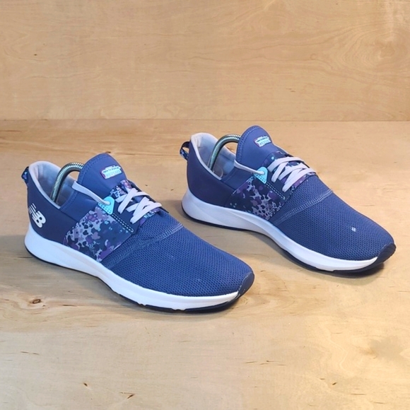 New Balance Nergize Blue Purple Women's Athletic Running Shoes - Picture 2 of 10